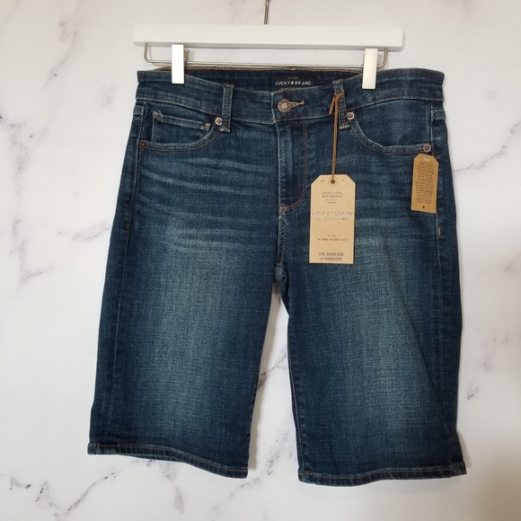 New LUCKY BRAND The Bermuda Jeans Shorts - Picture 7 of 7